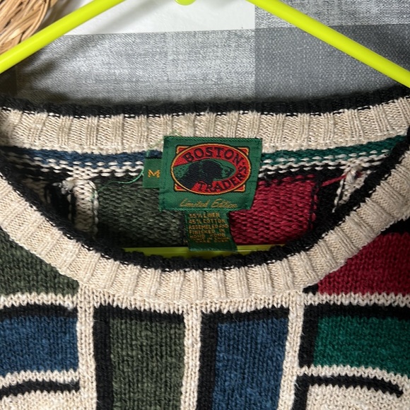 VTG Boston Traders Oversized Sweater - Picture 3 of 5